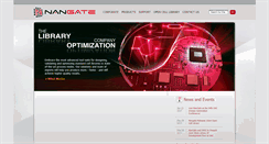 Desktop Screenshot of nangate.com